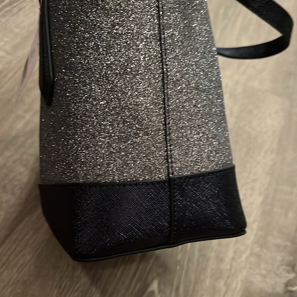 NWT Kate Spade ♠️ Dusk Navy Lola Glitter Satchel - Picture 9 of 10